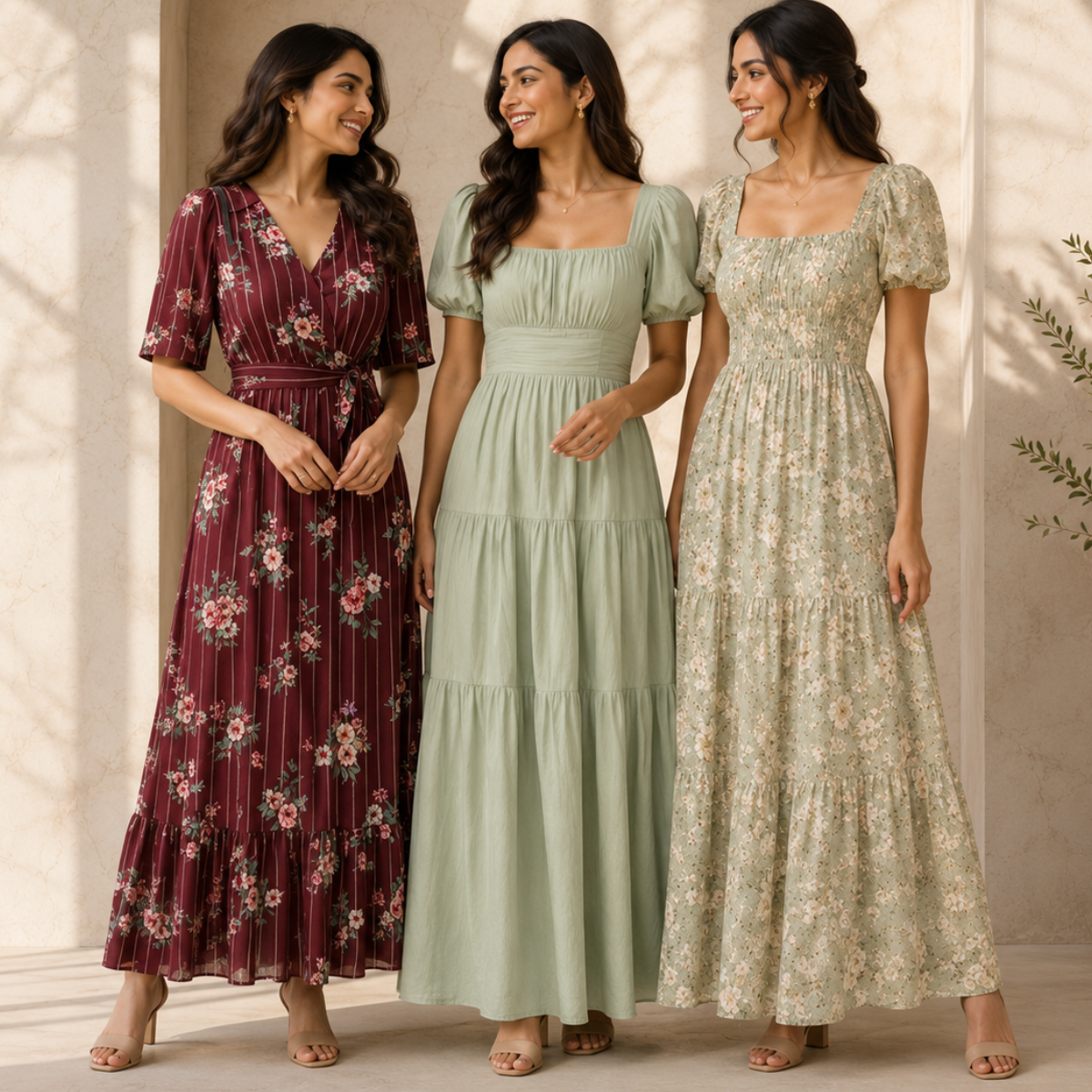 3 Women's Maxi Dress | Everyday Style Collection ( M4 )