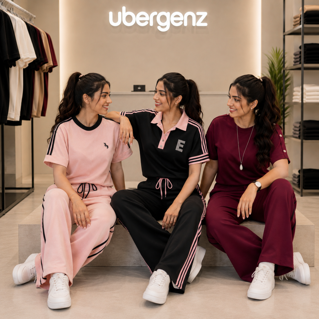 3 Women’s T-Shirt With Matching Trouser ( T3 )