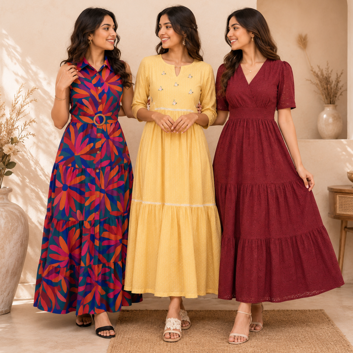 3 Women's Maxi Dress Collection ( D4 )