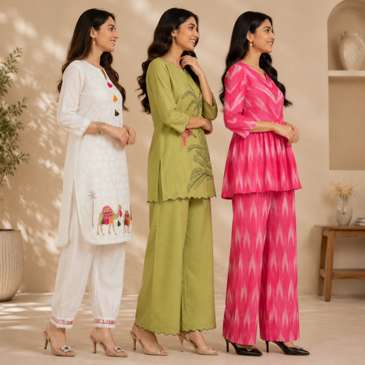 3 Women's Co-Ord Set Outfit | Daily Wear ( CS-4 )