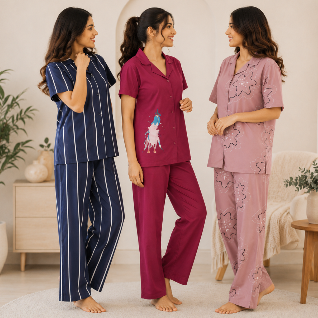 Women's Relax Fit Night Suit ( S4 )