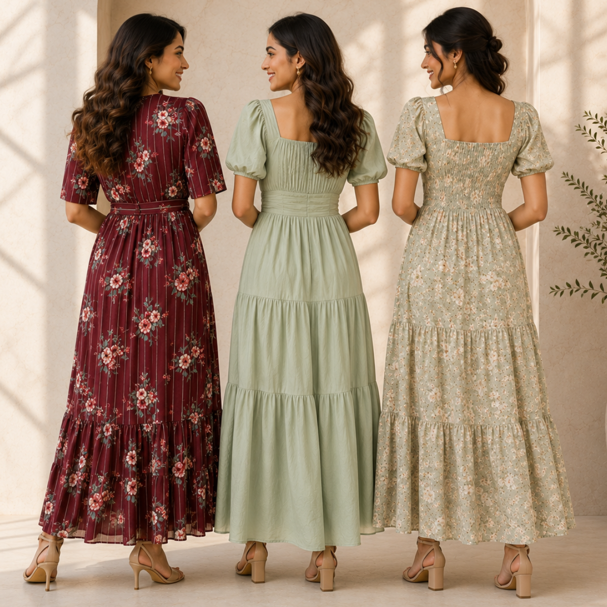 3 Women's Maxi Dress | Everyday Style Collection ( M4 )