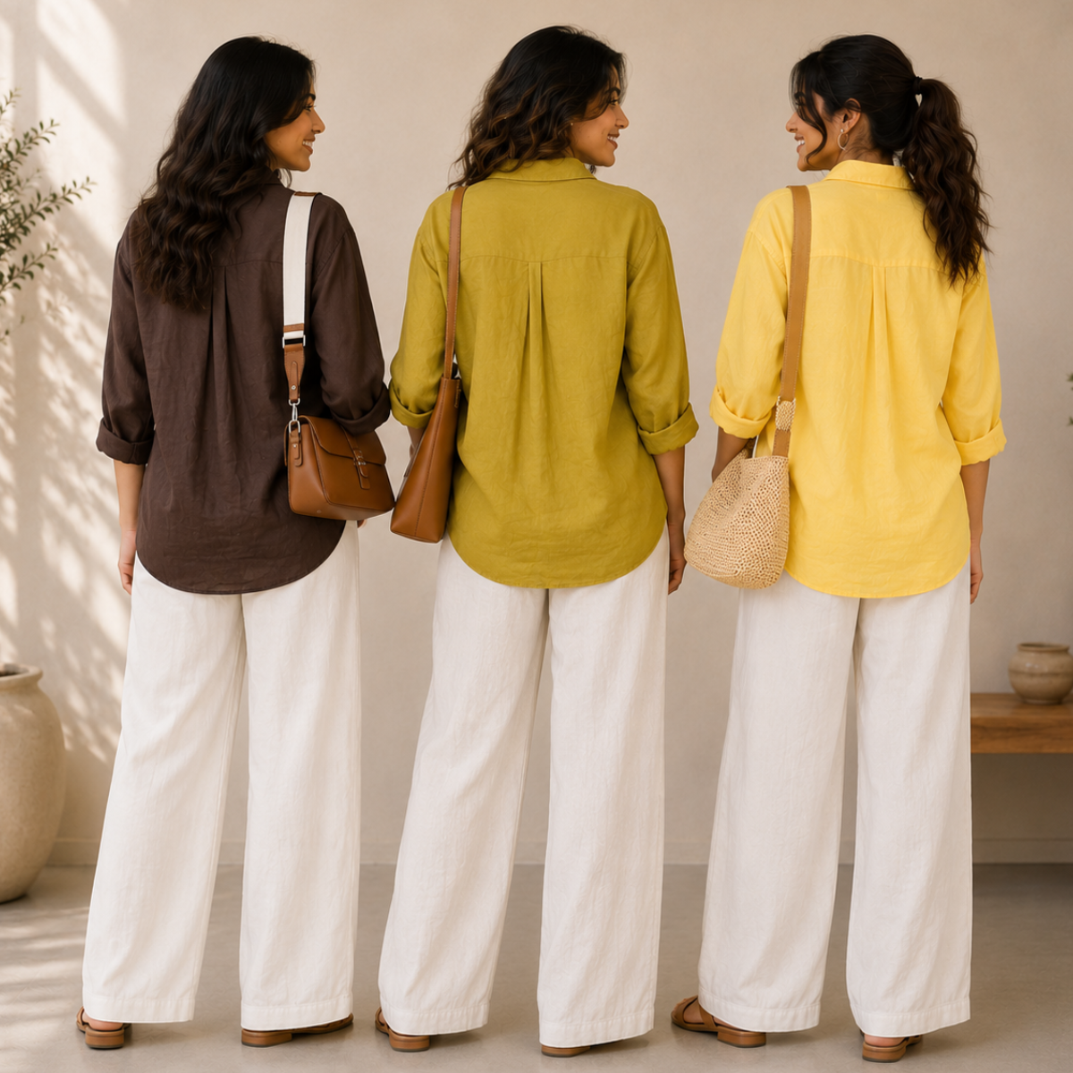 3 Linen Top with Bottom ( L4 )