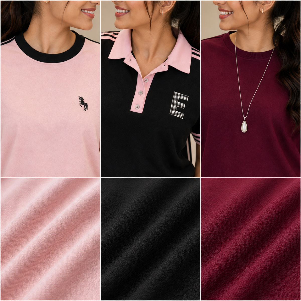 3 Women’s T-Shirt With Matching Trouser ( T3 )