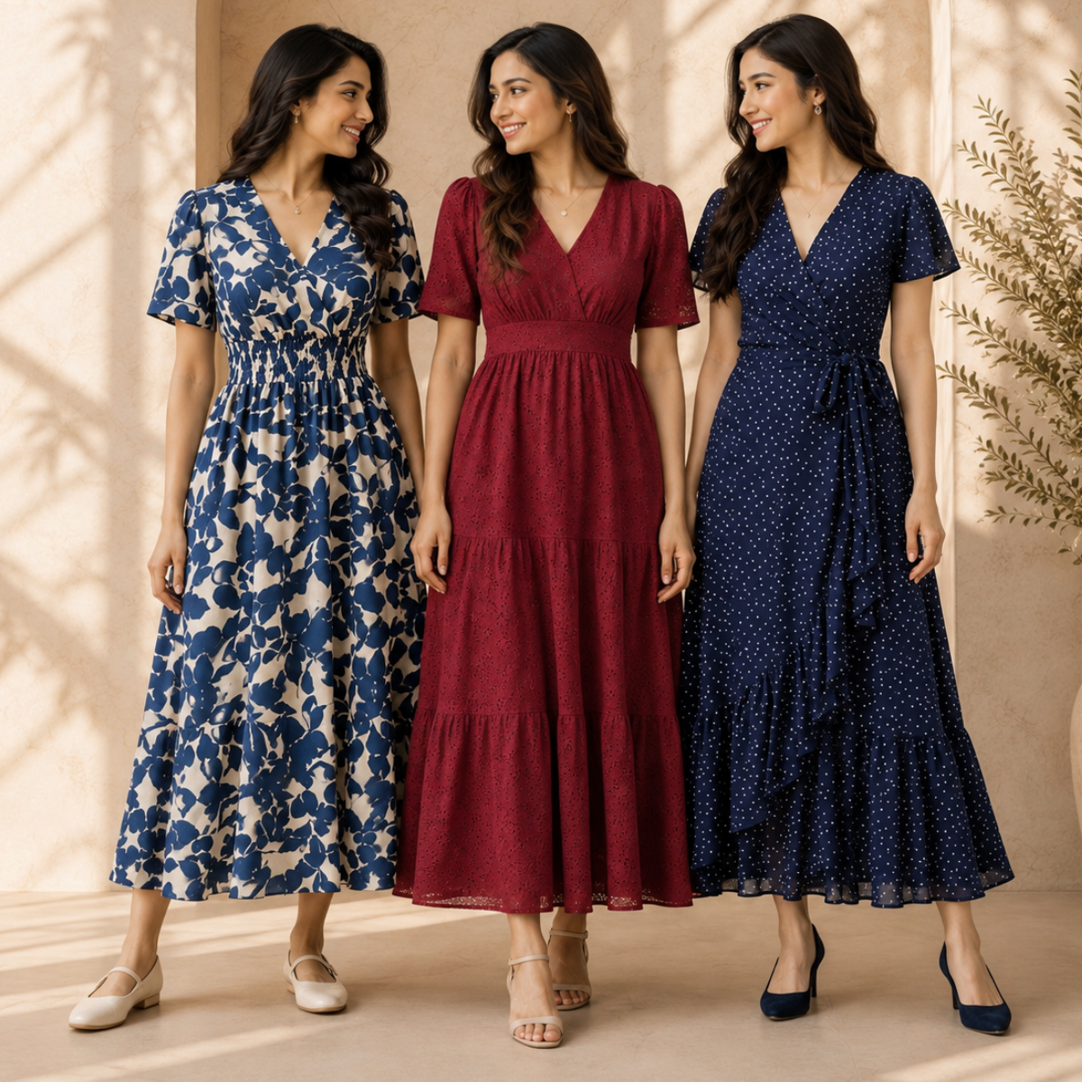 3 Women's Maxi Dress | Everyday Style Collection ( M5 )