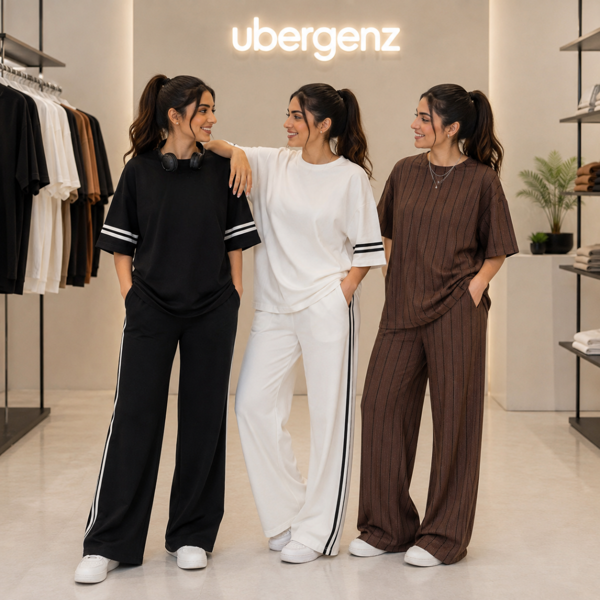 3 Women’s T-Shirt With Matching Trouser ( T4 )