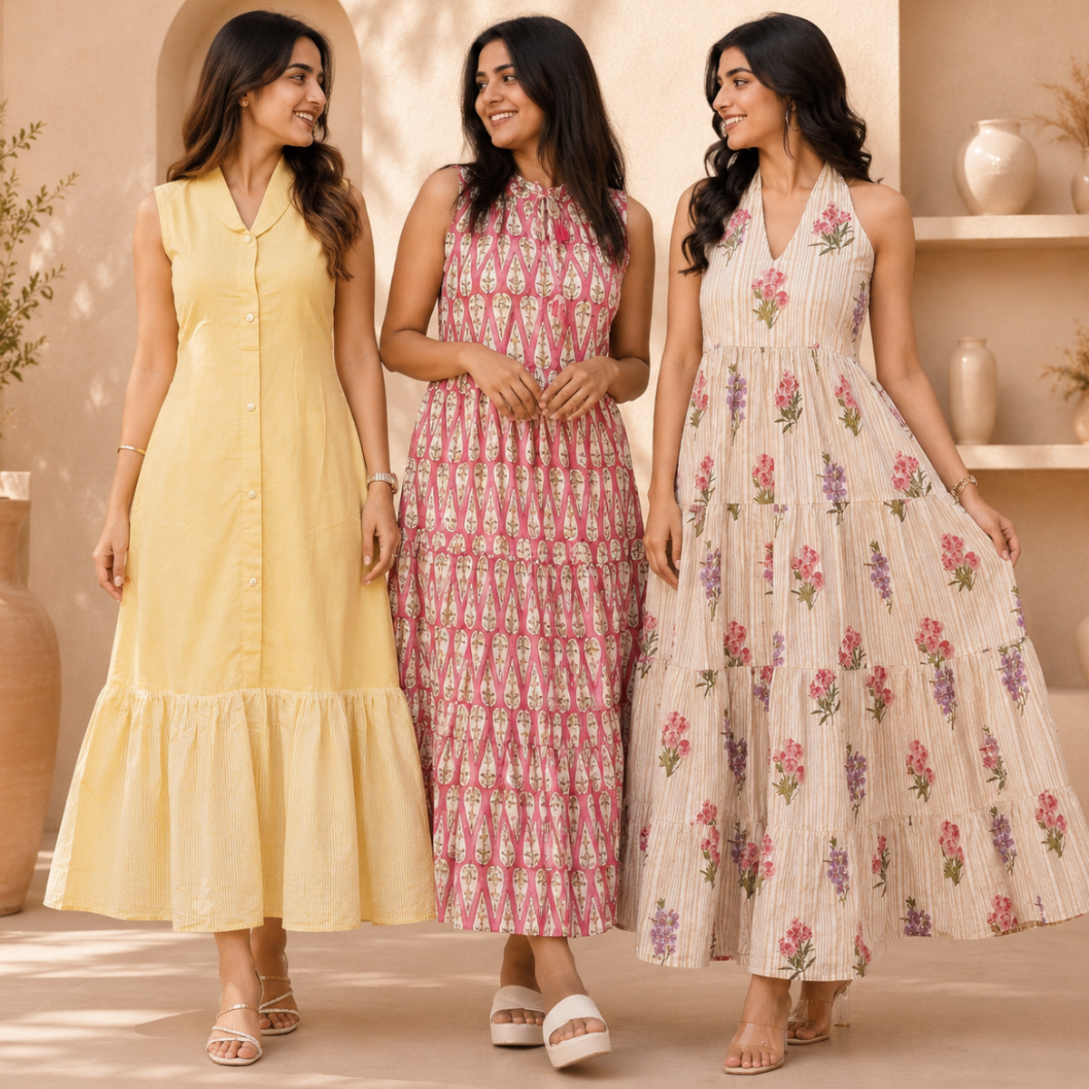 3 Women's Maxi Dress Collection ( D5 )