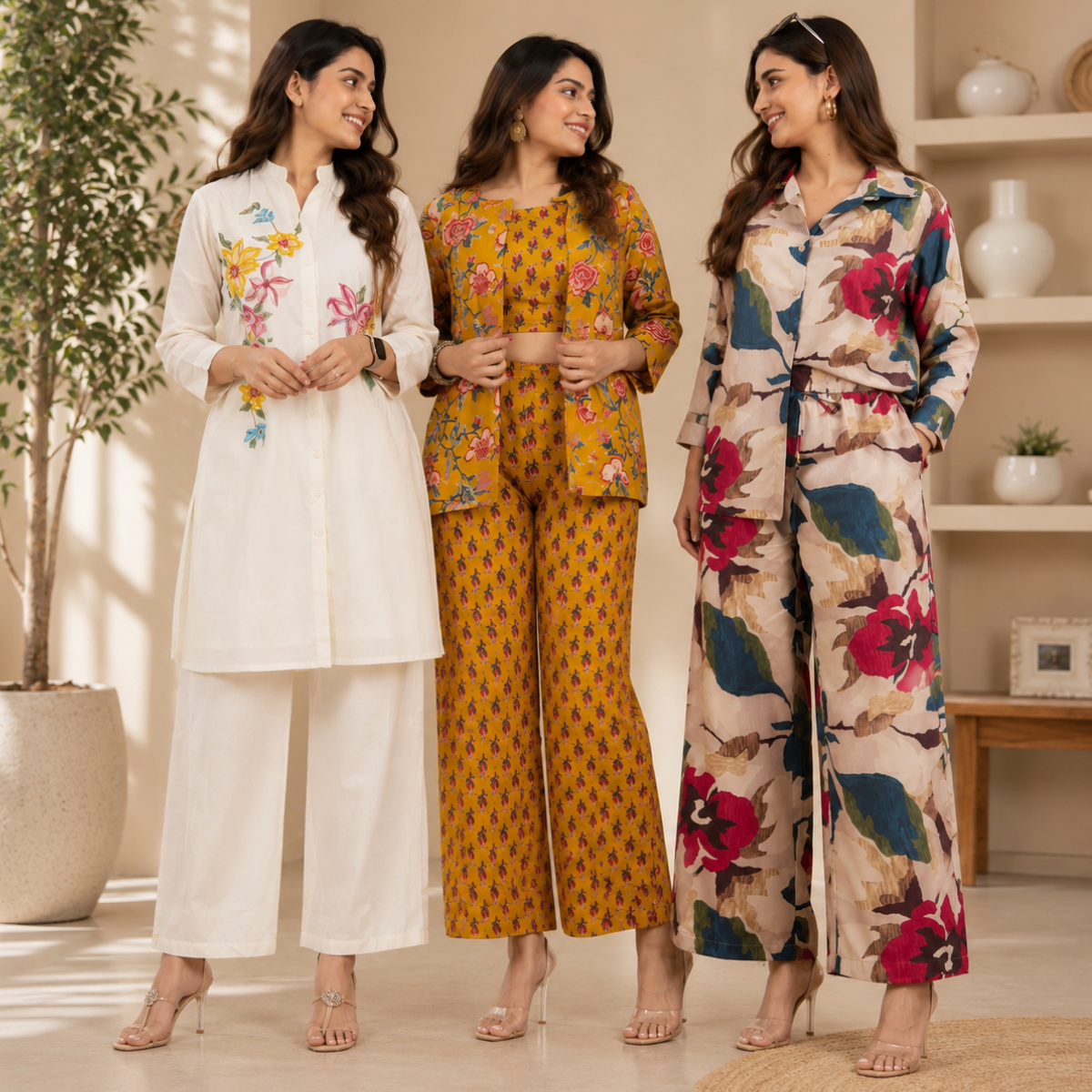 3 Women's Co-Ord Set Outfit | Daily Wear ( CS-5 )