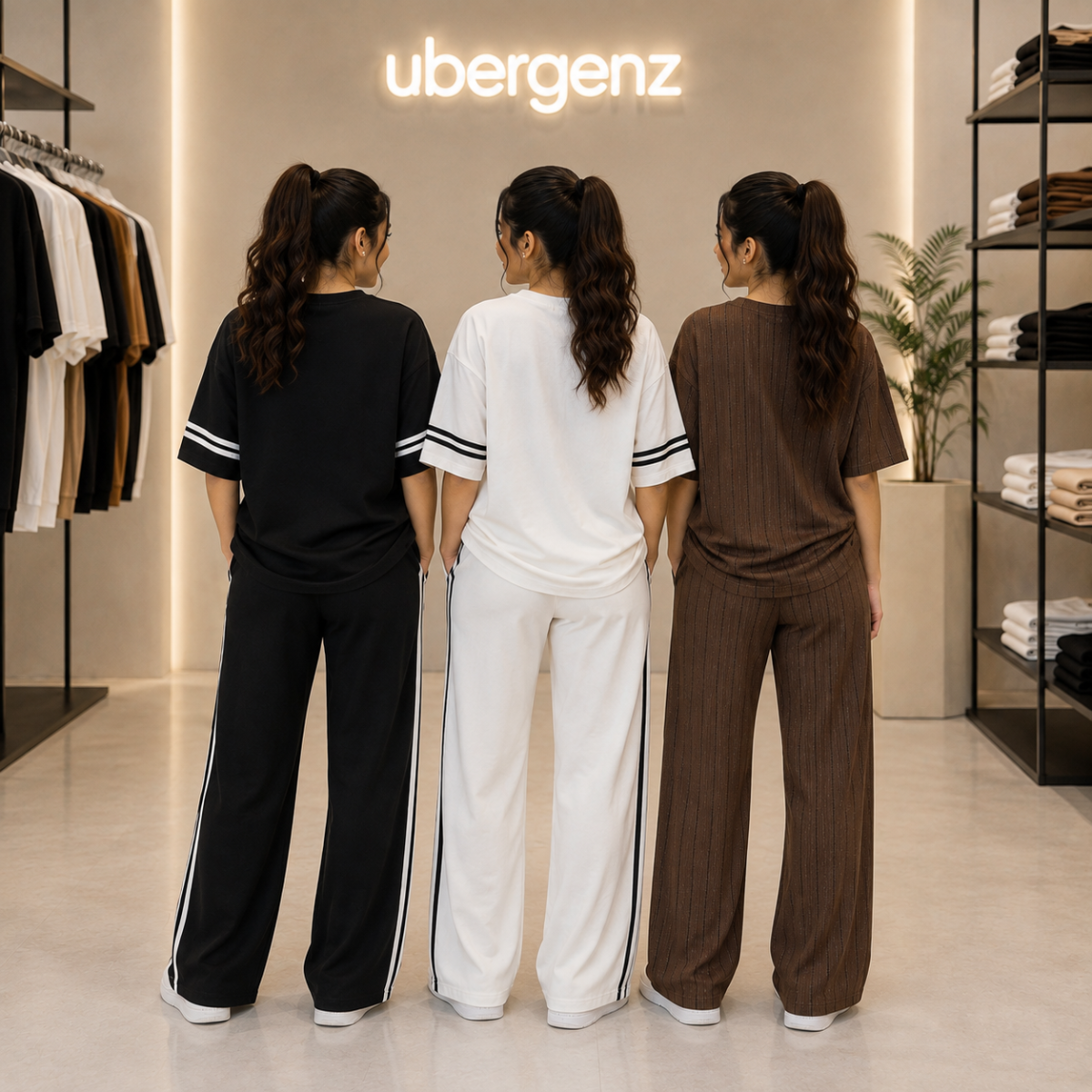 3 Women’s T-Shirt With Matching Trouser ( T4 )