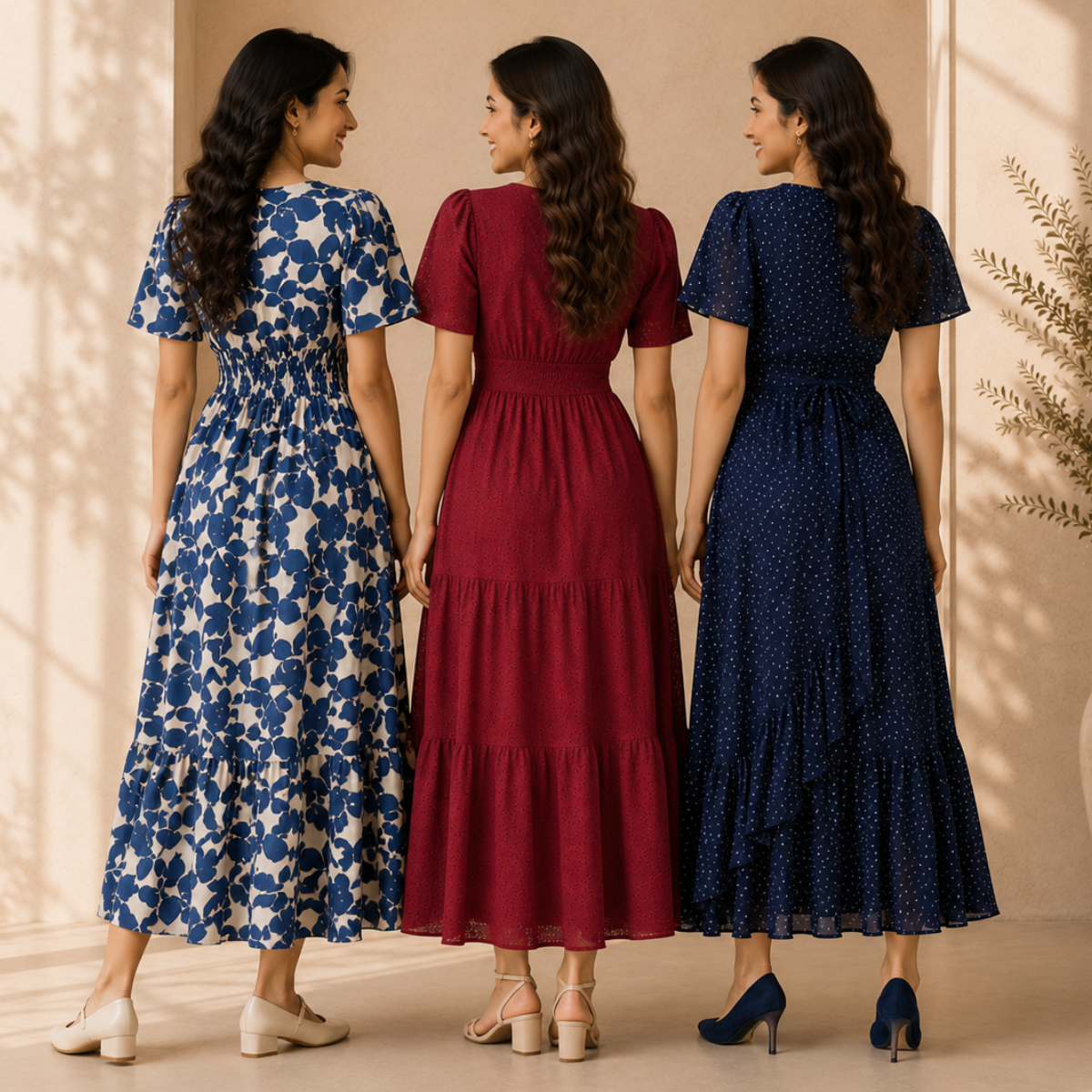 3 Women's Maxi Dress | Everyday Style Collection ( M5 )