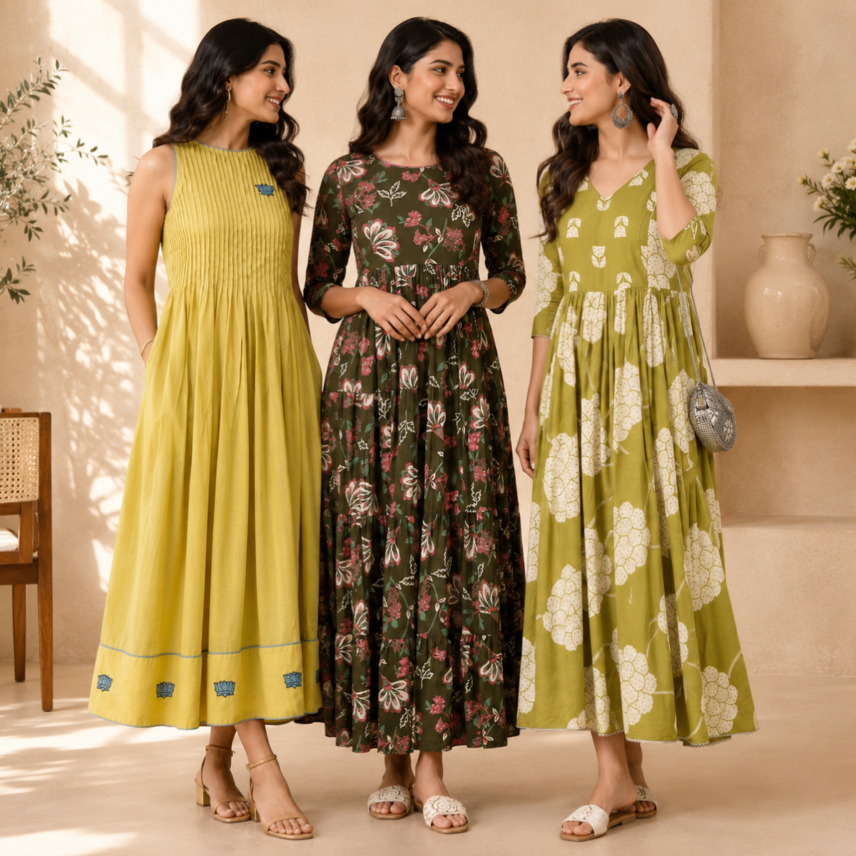 3 Women's Maxi Dress Collection ( D6 )