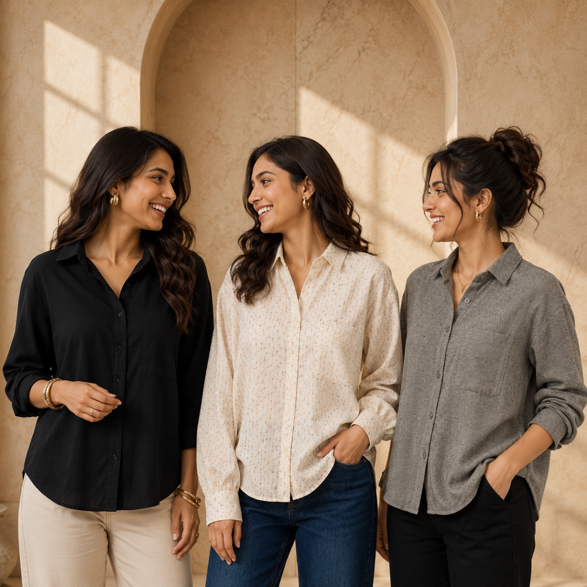 3 Women's Casual Shirt Collection ( S6 )