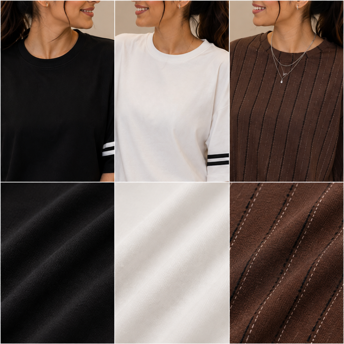 3 Women’s T-Shirt With Matching Trouser ( T4 )