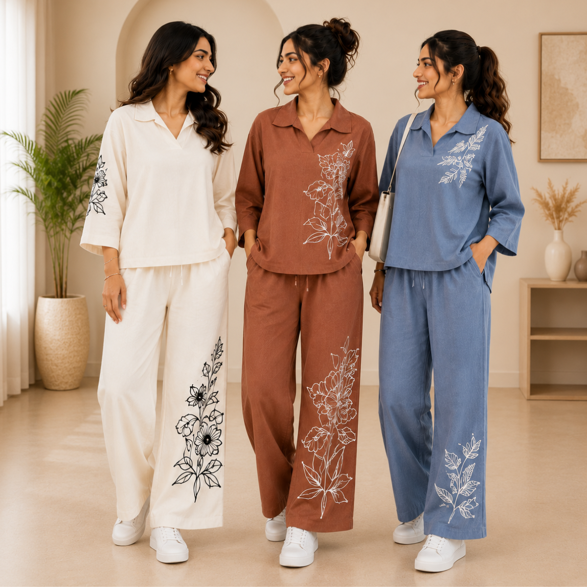 Women Airport Comfort Co-Ord Set ( S6 )