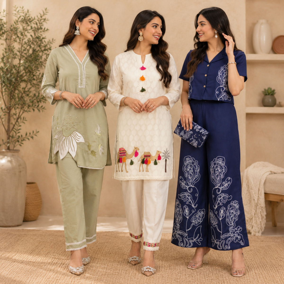 3 Women's Co-Ord Set Outfit | Daily Wear ( CS-6 )