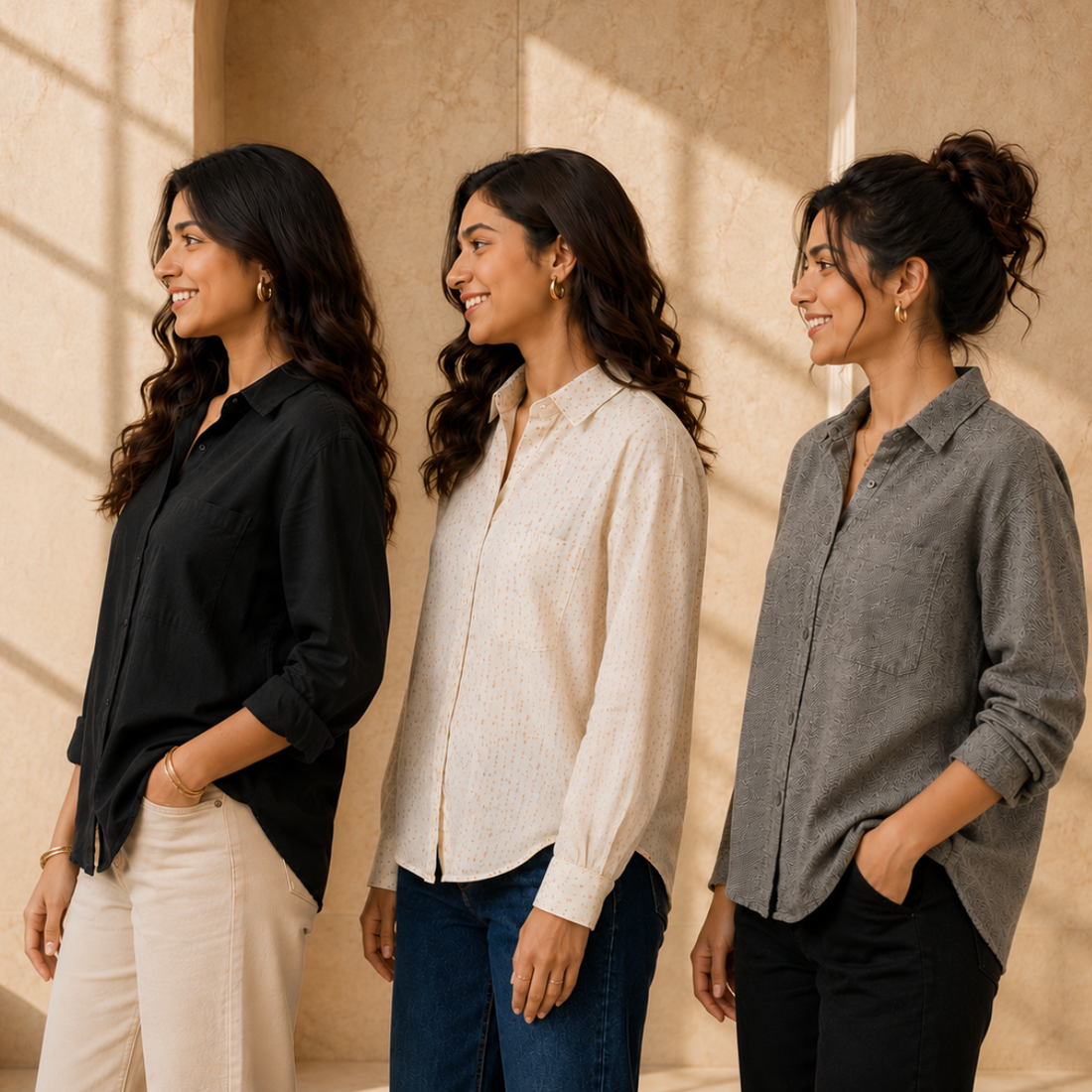 3 Women's Casual Shirt Collection ( S6 )