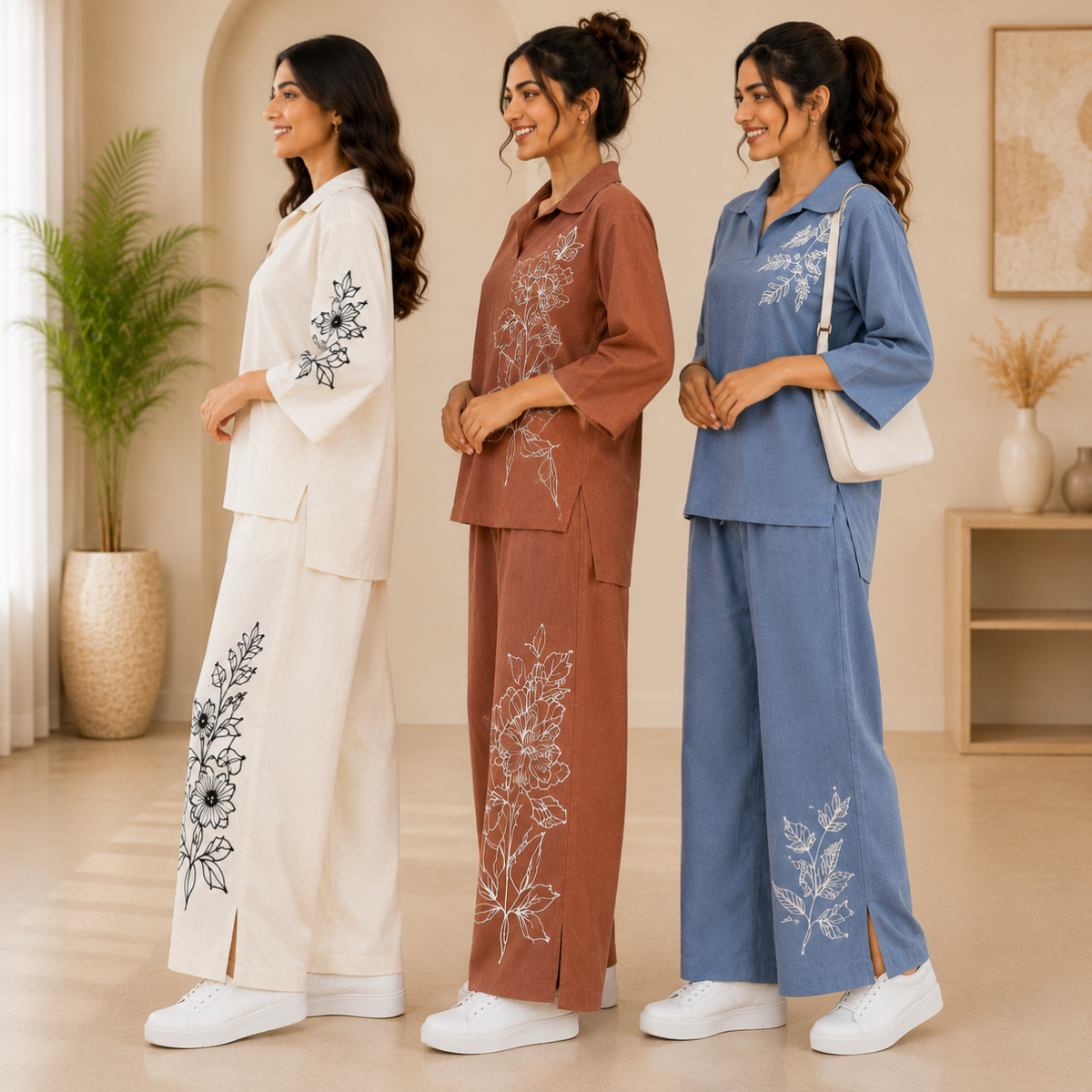 Women Airport Comfort Co-Ord Set ( S6 )