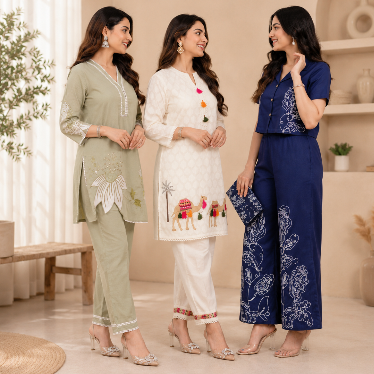 3 Women's Co-Ord Set Outfit | Daily Wear ( CS-6 )