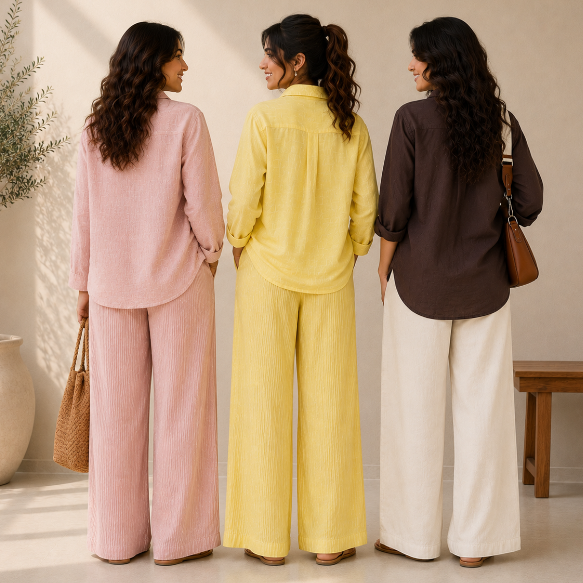 3 Linen Top with Bottom ( L6 )