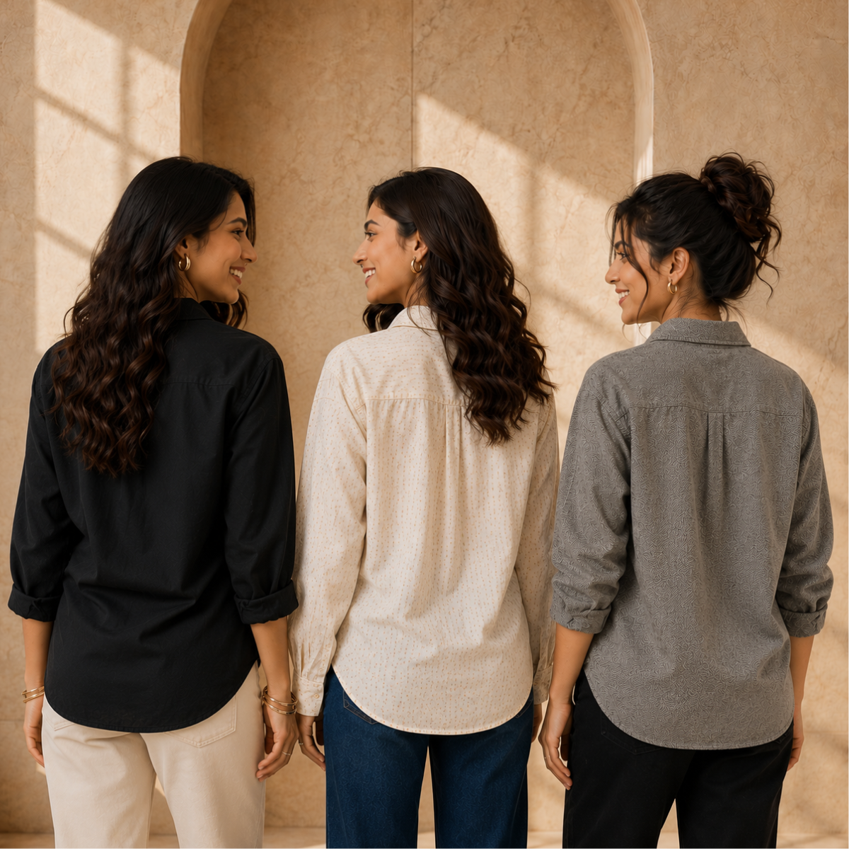 3 Women's Casual Shirt Collection ( S6 )
