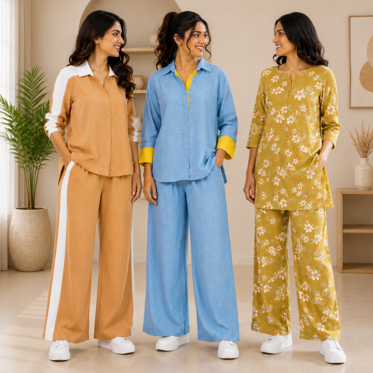 Women Airport Comfort Co-Ord Set ( S7 )