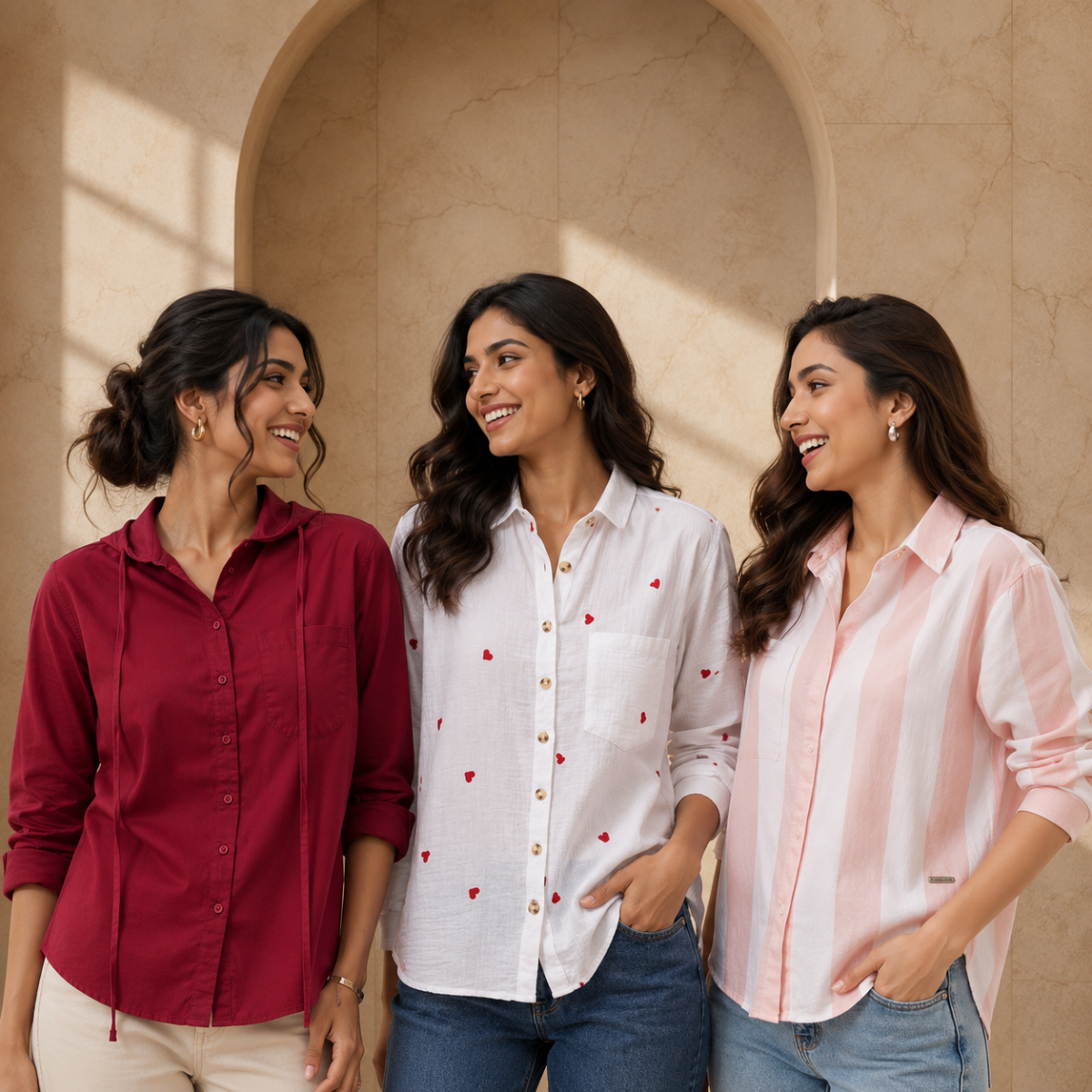 3 Women's Casual Shirt Collection ( S7 )