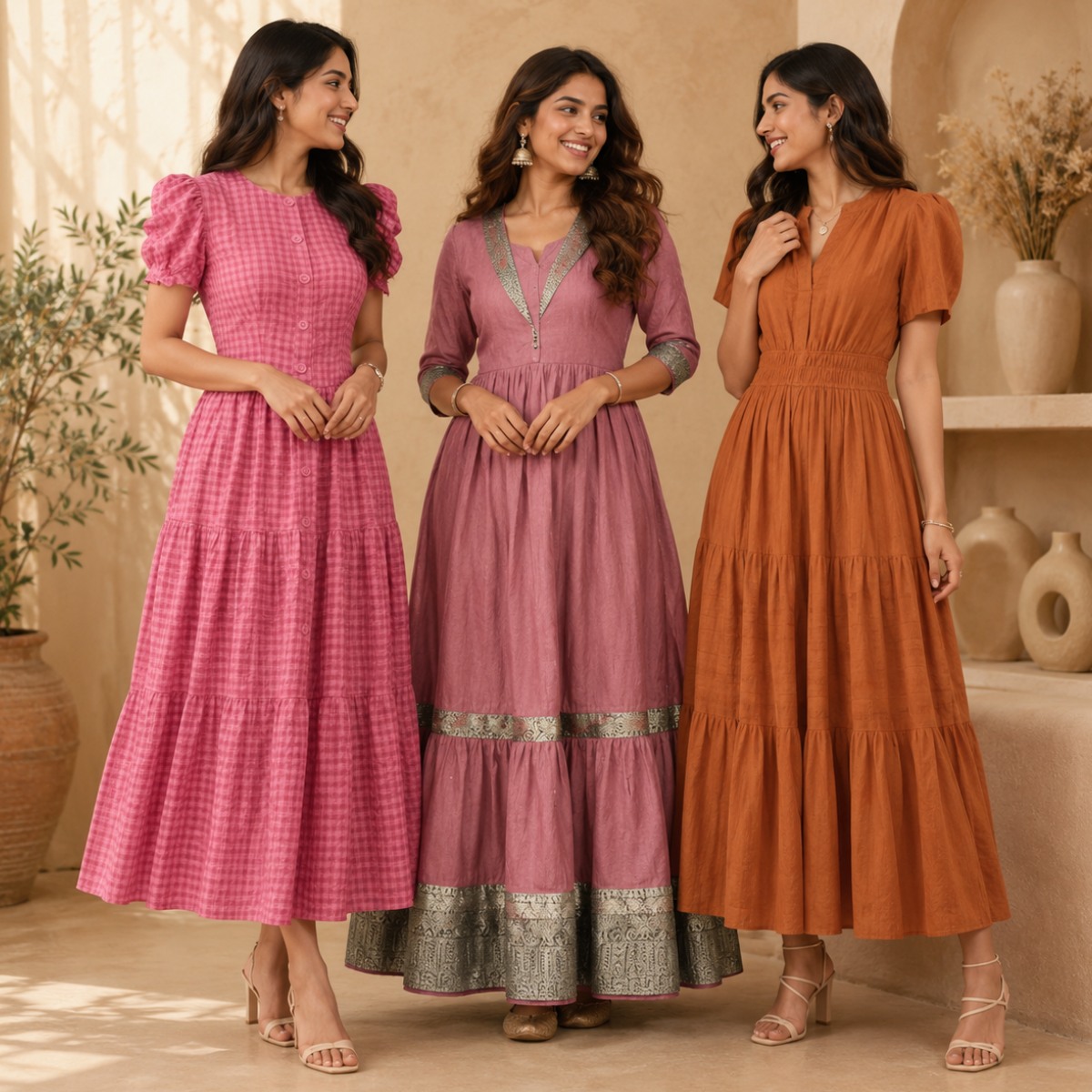 3 Women's Maxi Dress Collection ( D7 )