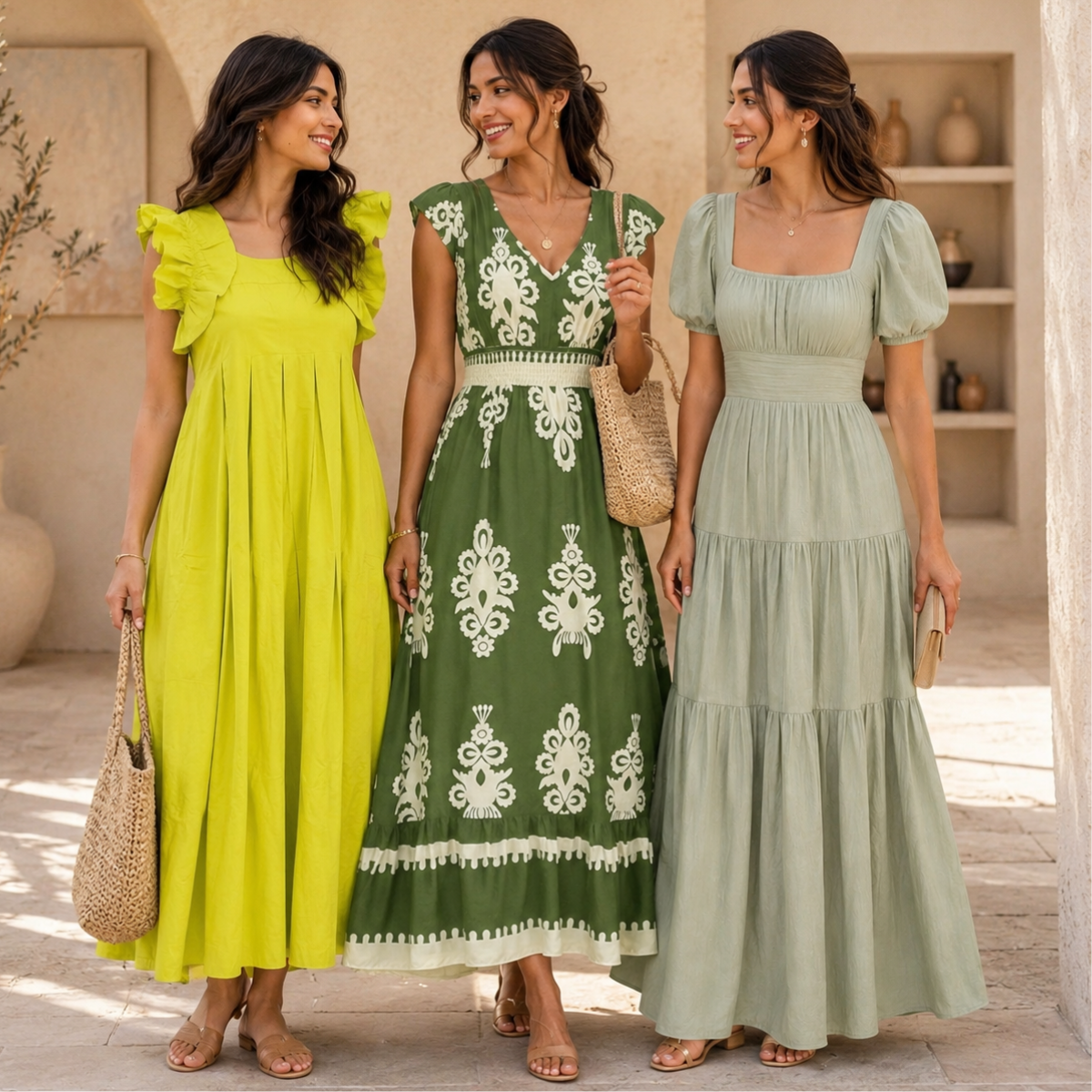 3 Women's Maxi Dress Collection ( D1 )