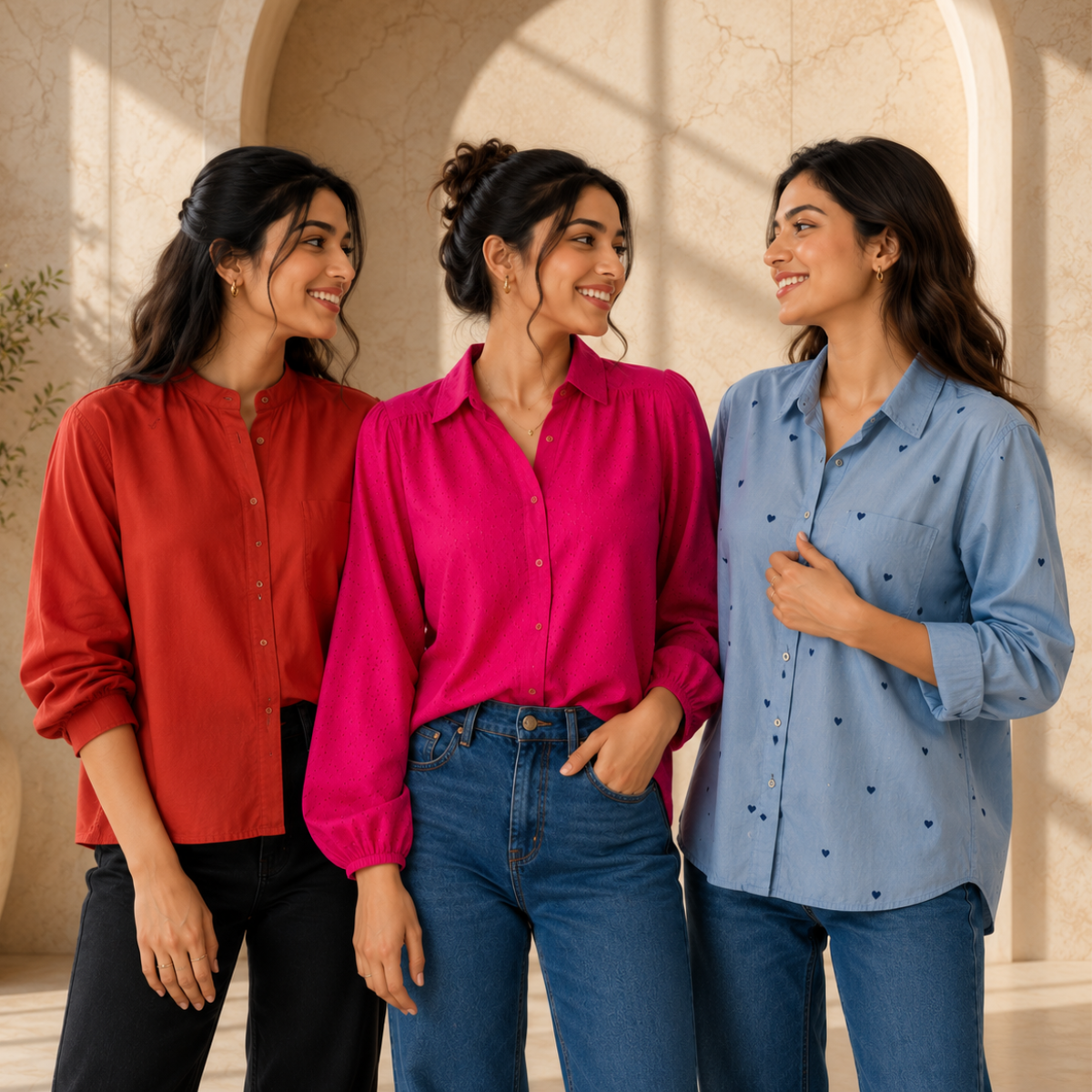 3 Women's Casual Shirt Collection ( S1 )