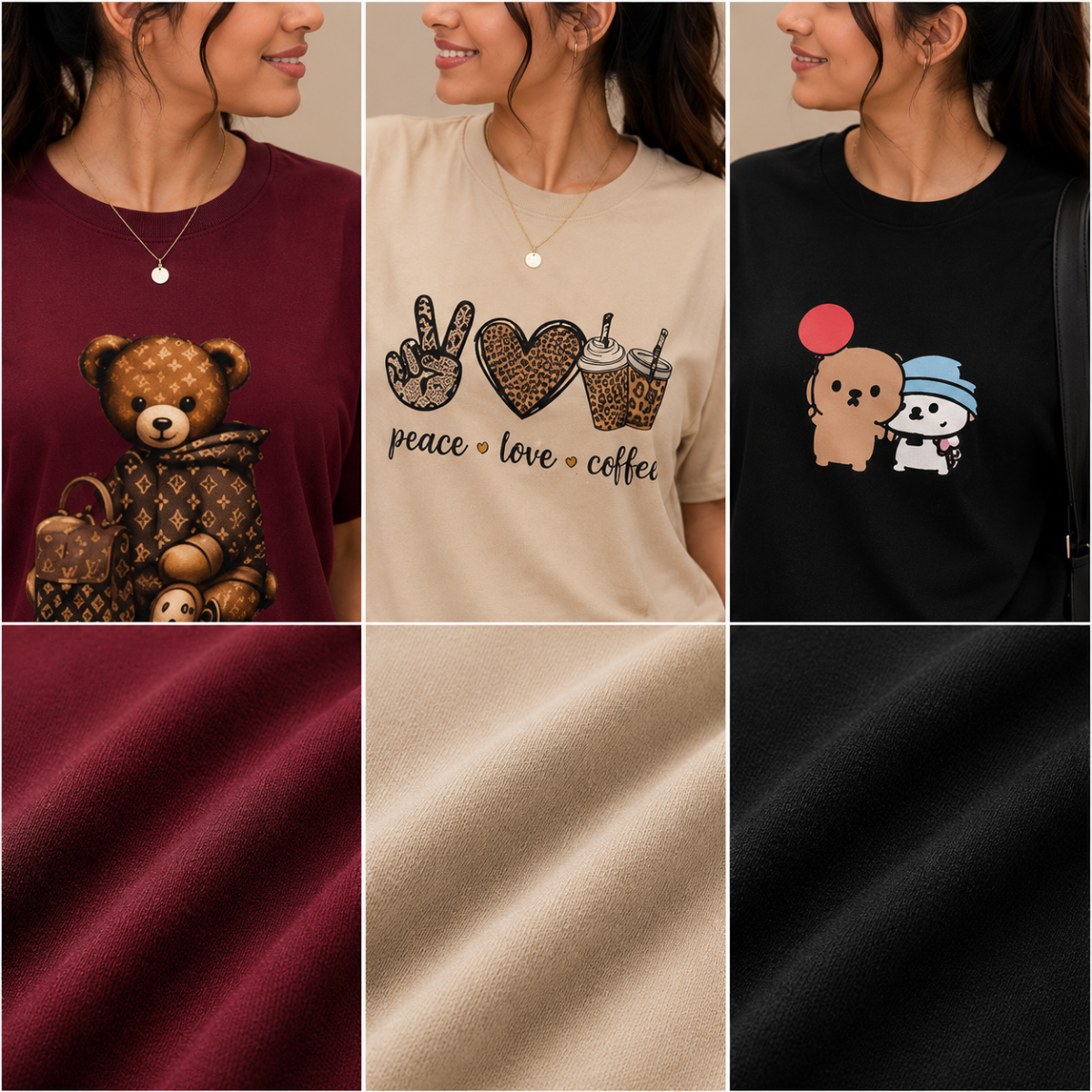 3 Women’s T-Shirt With Matching Trouser ( T5 )