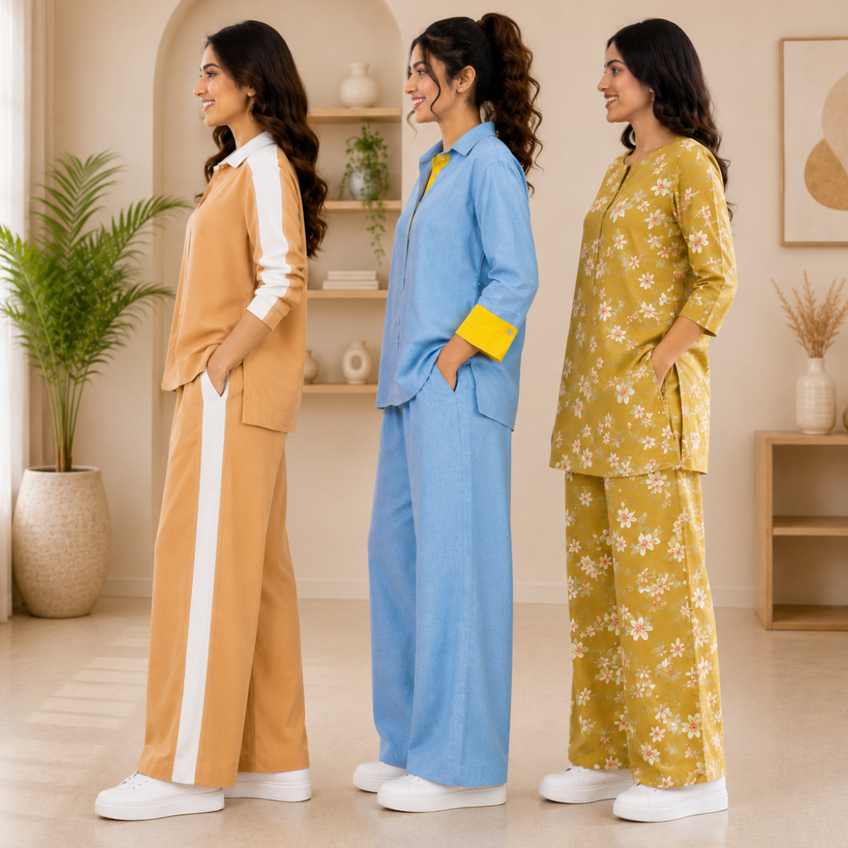 Women Airport Comfort Co-Ord Set ( S7 )