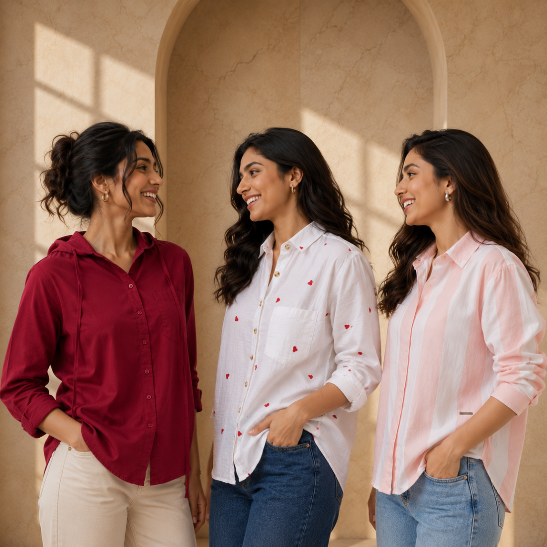 3 Women's Casual Shirt Collection ( S7 )