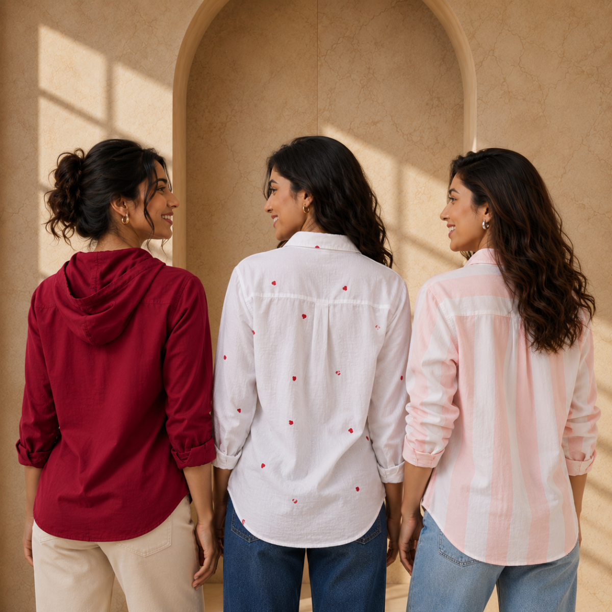 3 Women's Casual Shirt Collection ( S7 )