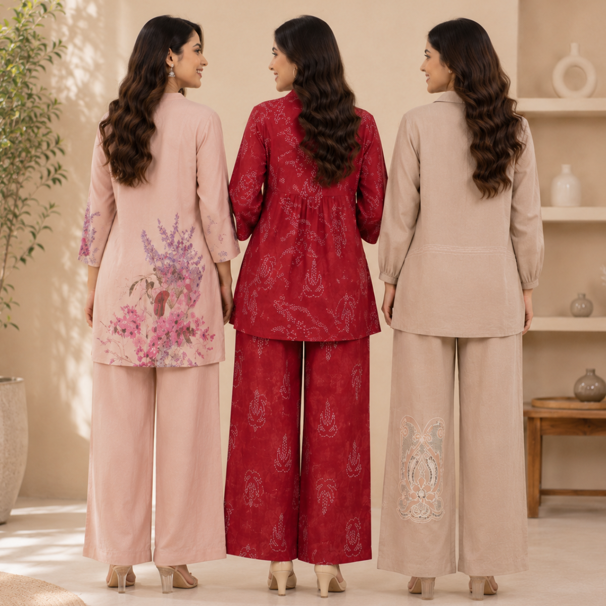 3 Women's Co-Ord Set Outfit | Daily Wear ( CS-7 )