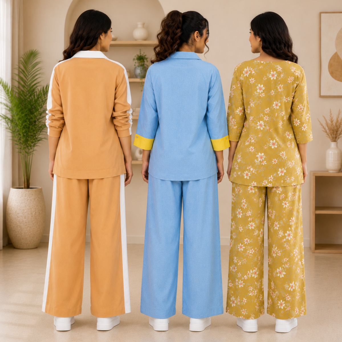Women Airport Comfort Co-Ord Set ( S7 )