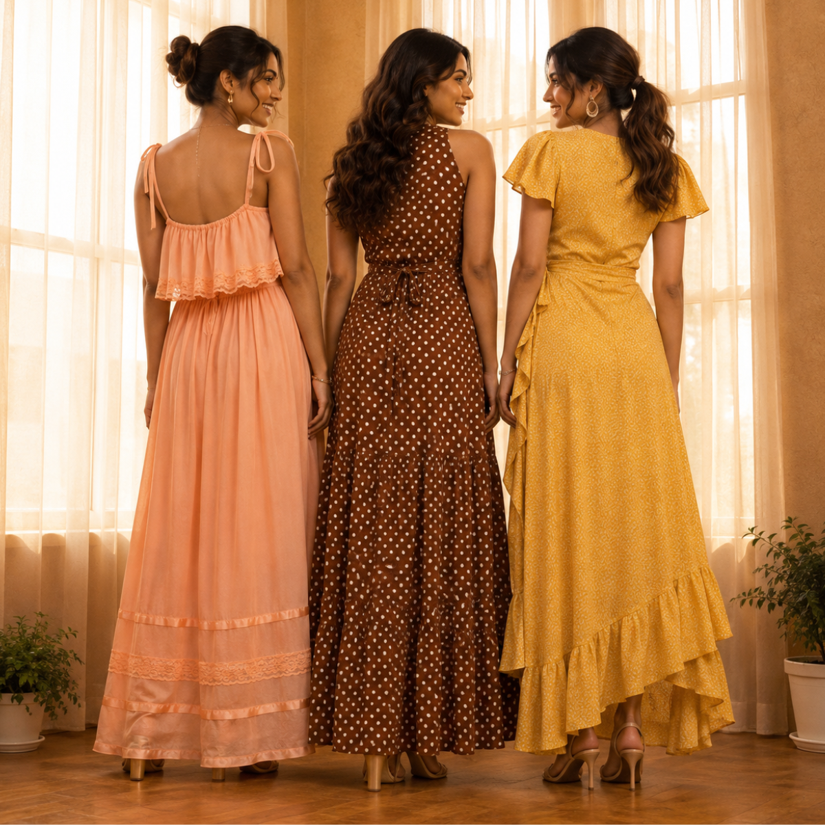 3 Women’s Stylish Maxi Dress | D-7