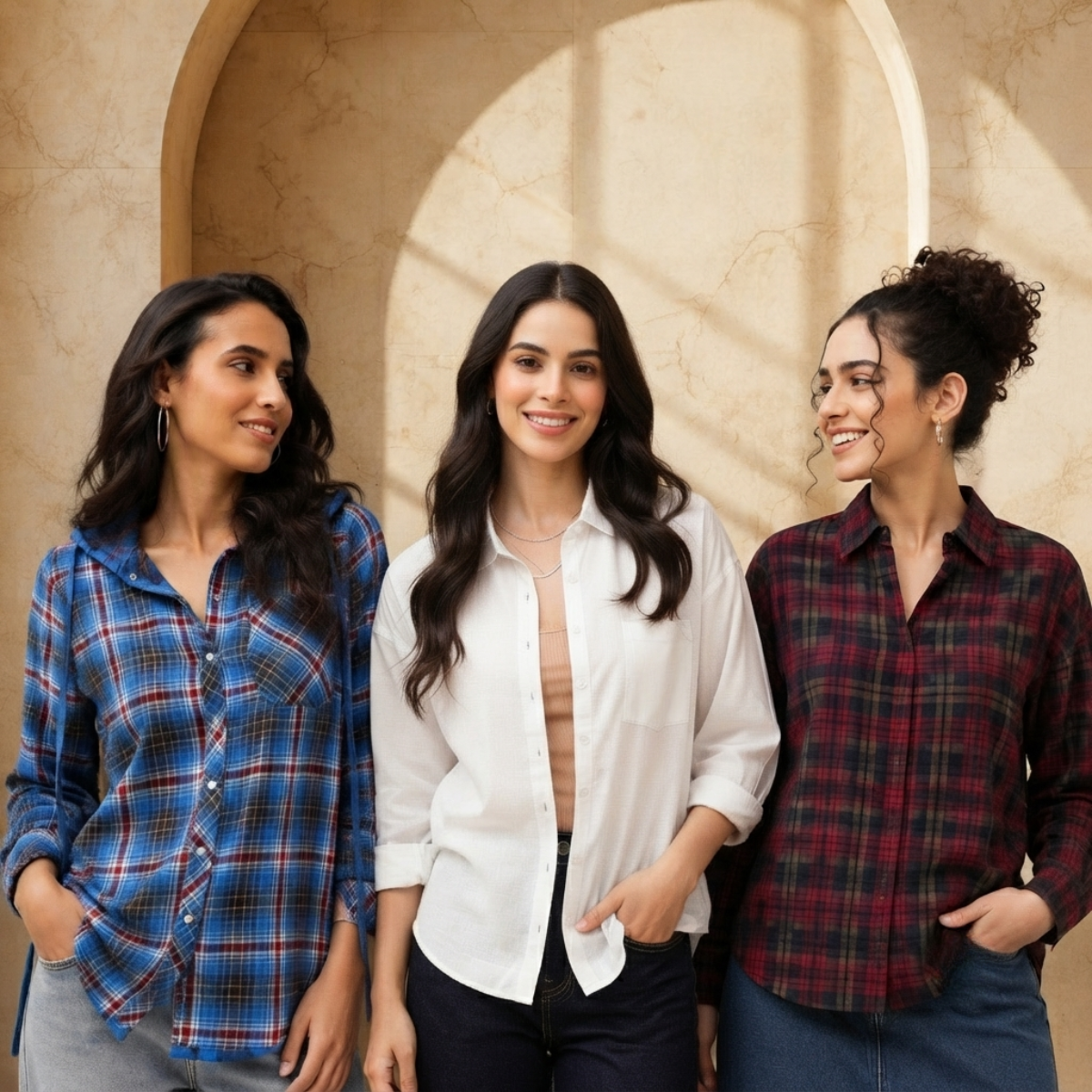 3 Women's Casual Shirt Collection ( S8 )