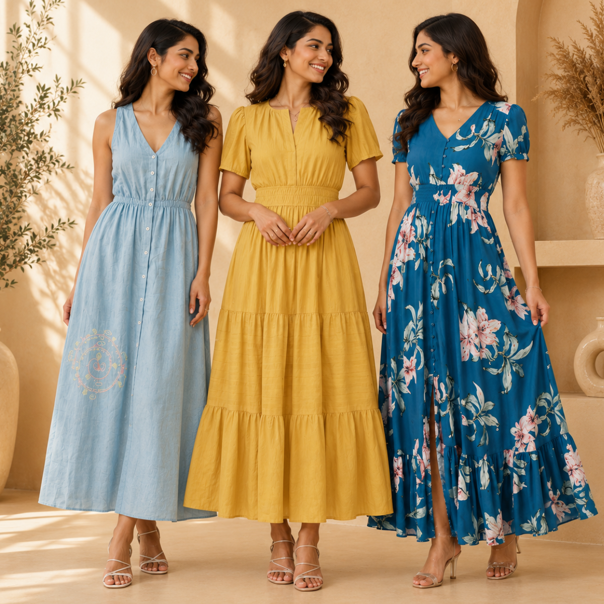 3 Women's Maxi Dress Collection ( D8 )