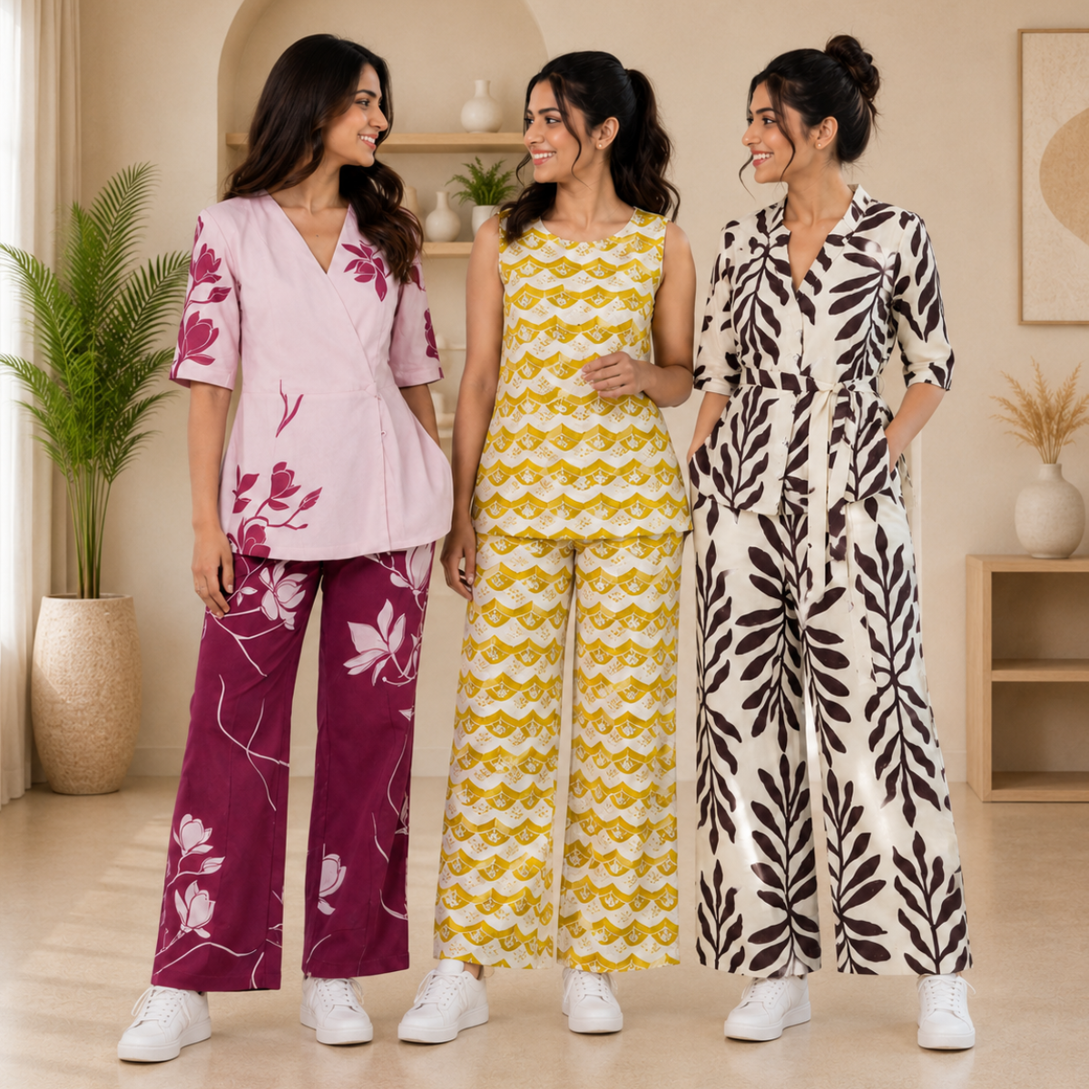 Women Airport Comfort Co-Ord Set ( S8 )