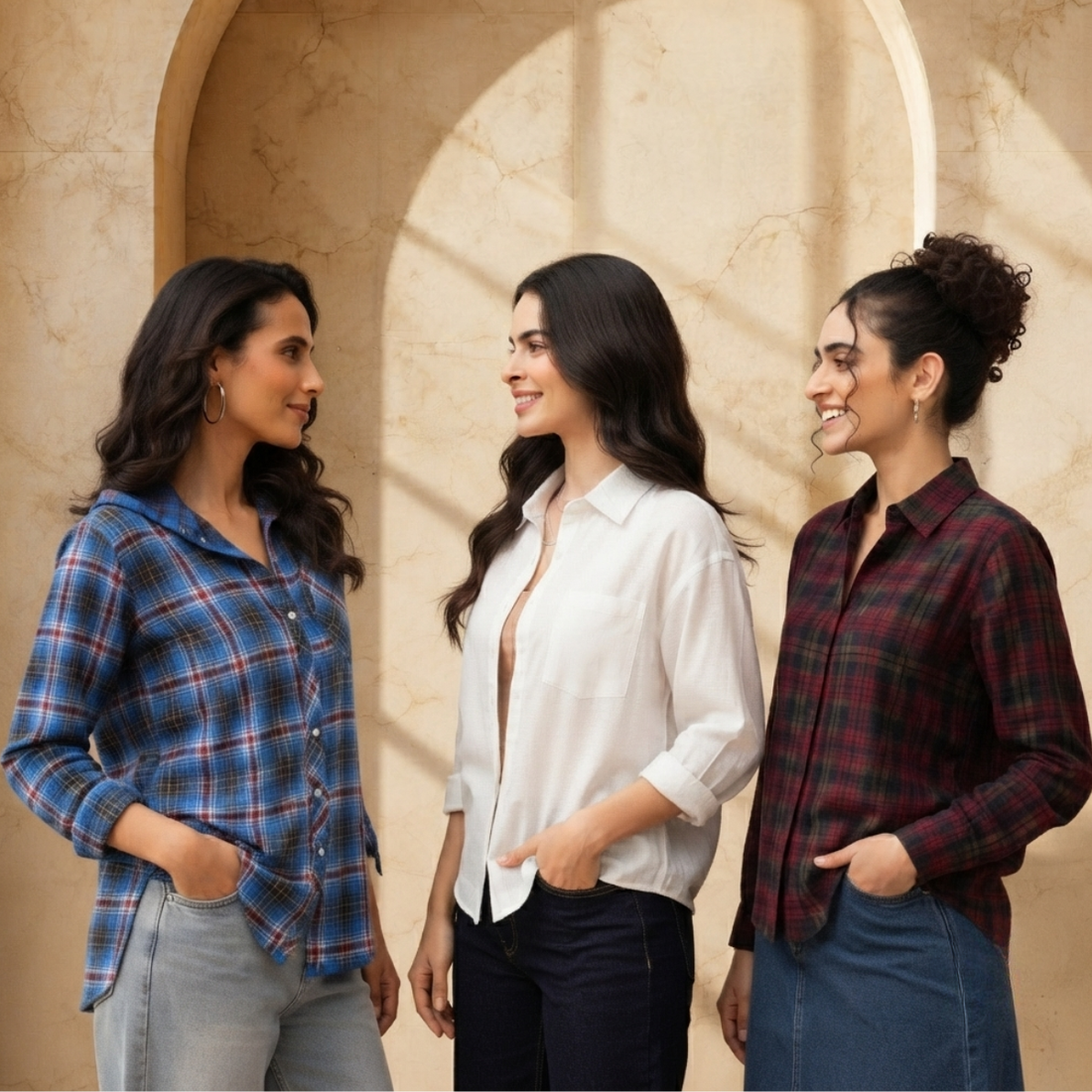 3 Women's Casual Shirt Collection ( S8 )