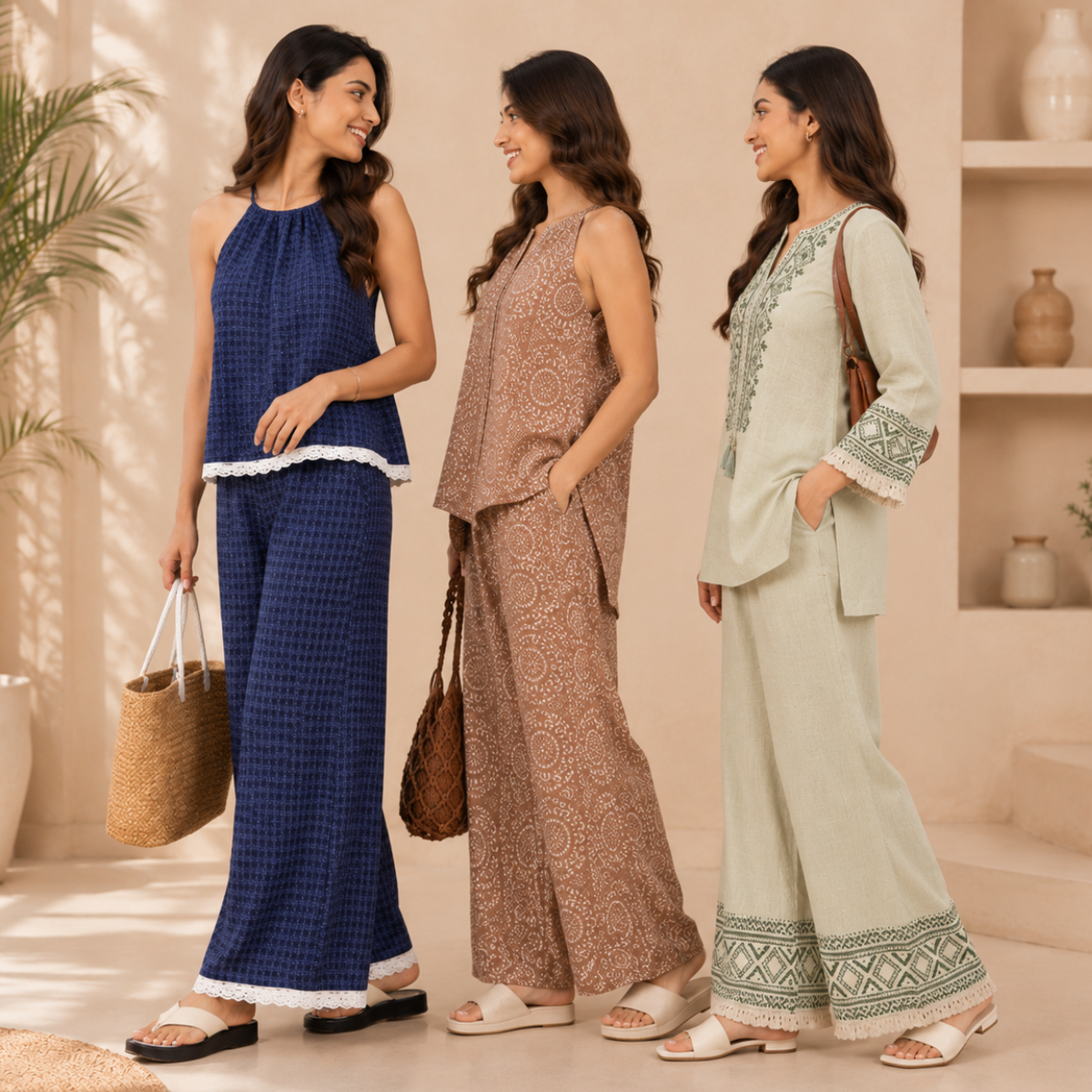 3 Women's Co-Ord Set Outfit | Daily Wear ( CS-8 )