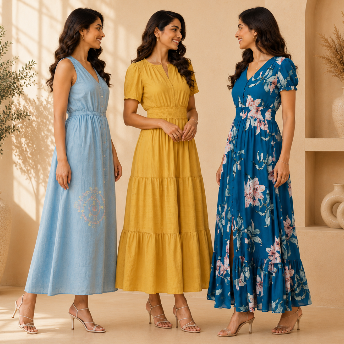 3 Women's Maxi Dress Collection ( D8 )