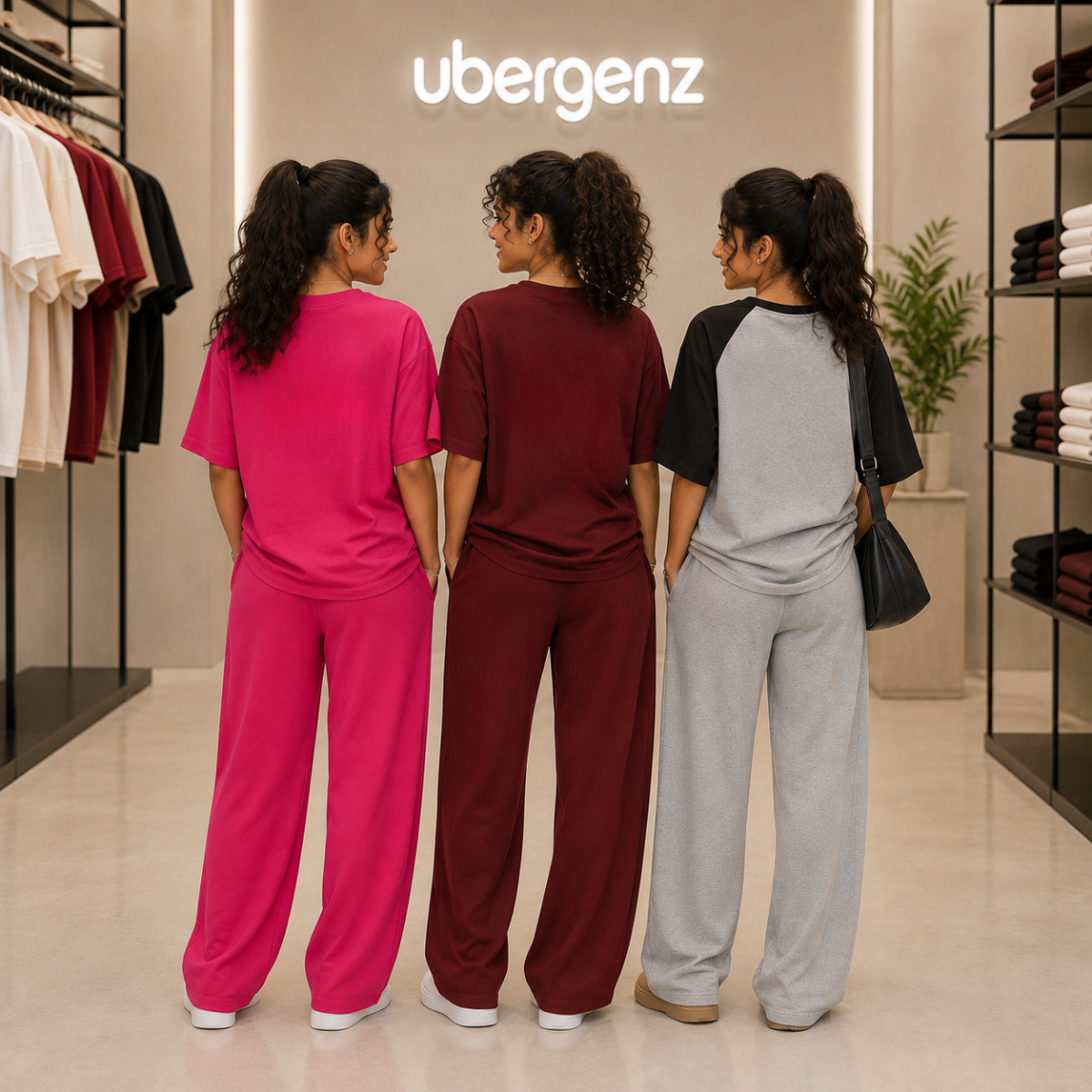 3 Women’s T-Shirt With Matching Trouser ( T6 )
