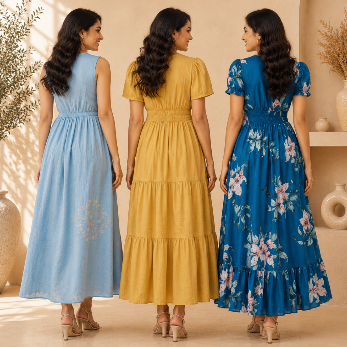 3 Women's Maxi Dress Collection ( D8 )