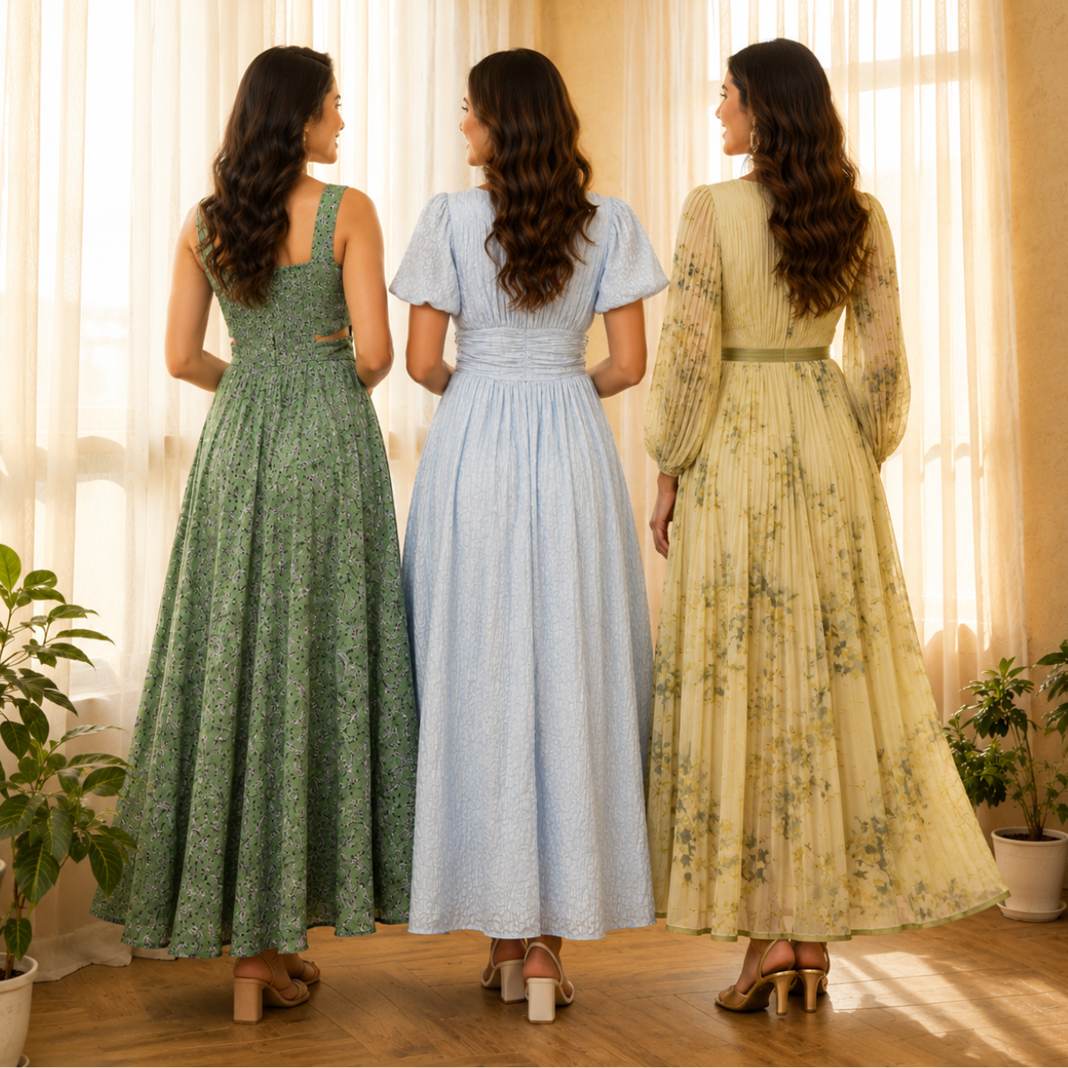 3 Women’s Stylish Maxi Dress | D-8