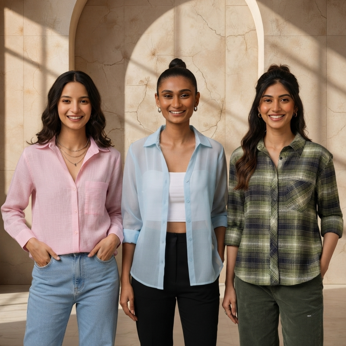 3 Women's Casual Shirt Collection ( S9 )