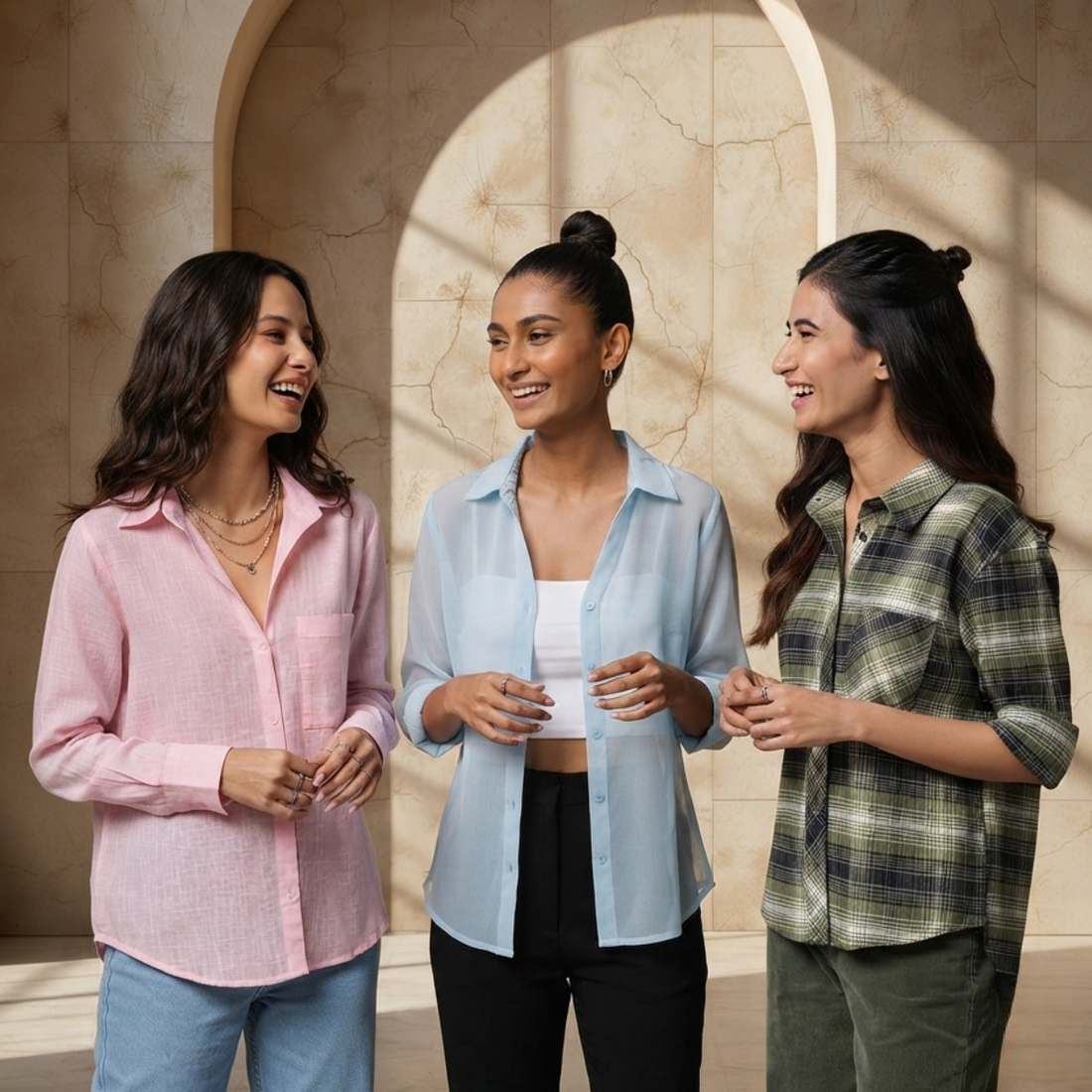 3 Women's Casual Shirt Collection ( S9 )