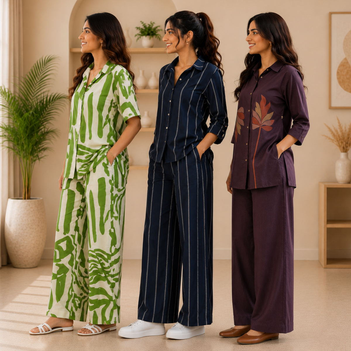 Women Airport Comfort Co-Ord Set ( S9 )