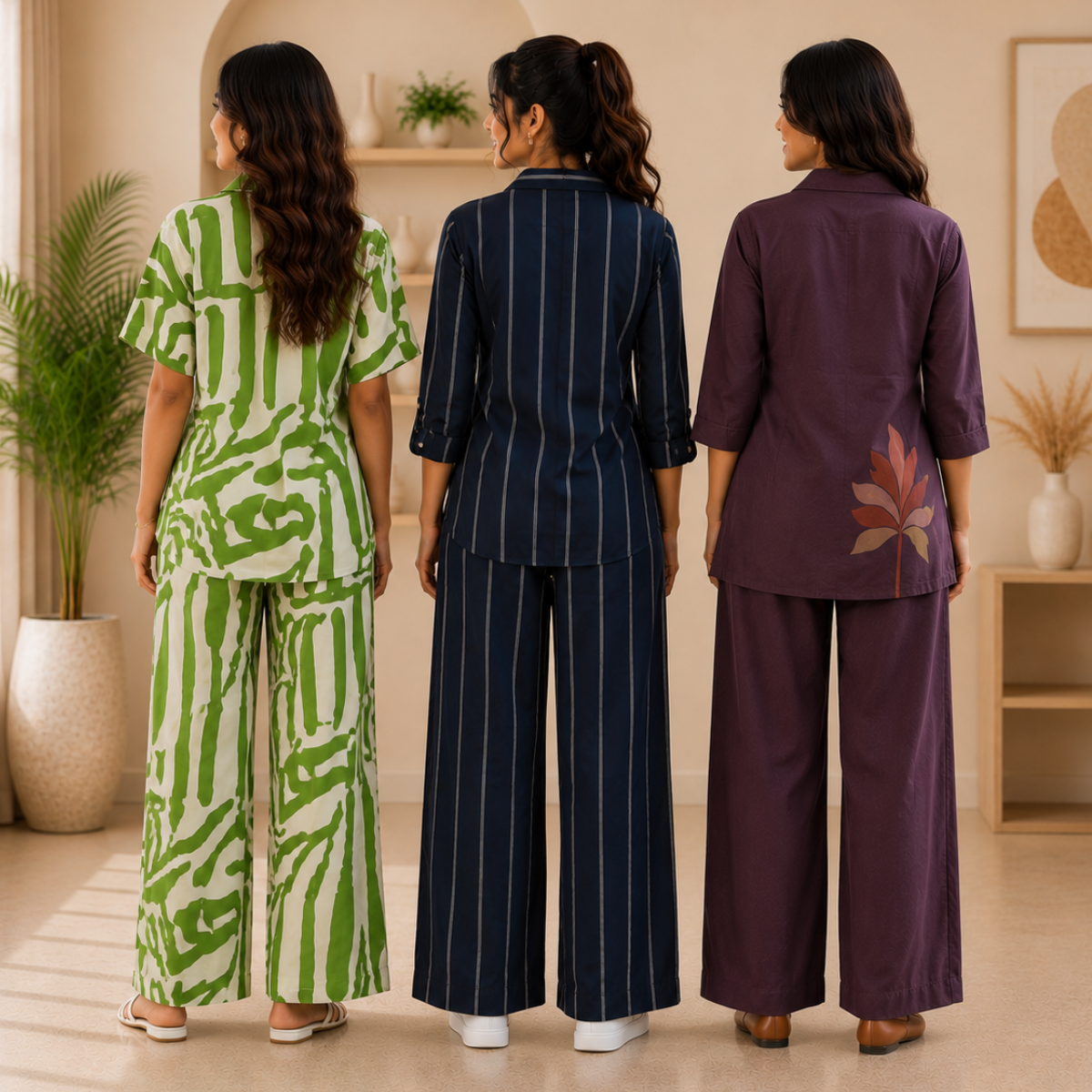 Women Airport Comfort Co-Ord Set ( S9 )