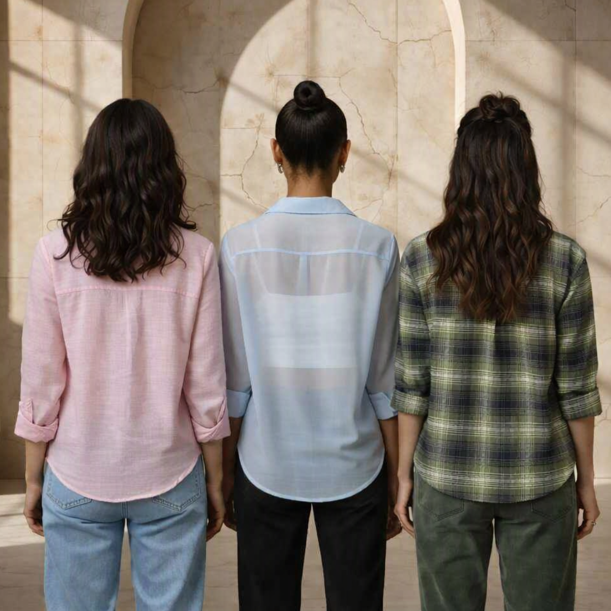 3 Women's Casual Shirt Collection ( S9 )